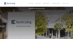 Desktop Screenshot of bankcolleg.de