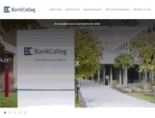 Tablet Screenshot of bankcolleg.de